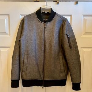 Banana Republic Bonded Knit Bomber Jacket